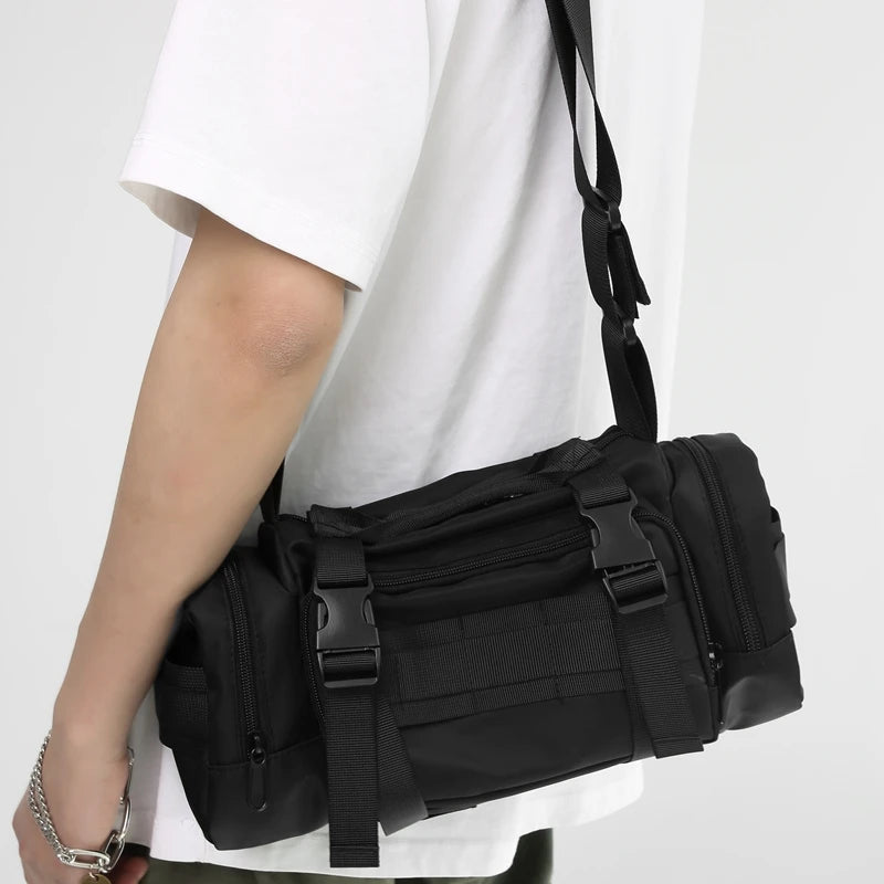 Nylon Tactical Shoulder Bag Multi-functional Waist Pack