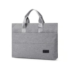 Four Seasons Unisex Solid Briefcase, Zipper Multifunctional Handbag