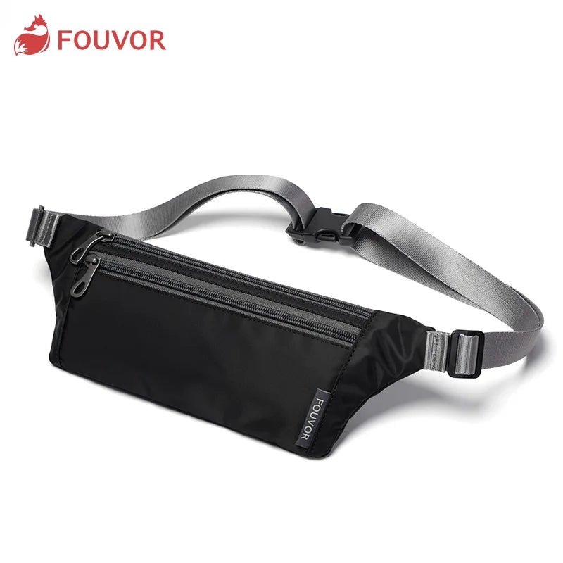 Women Pockets Sports Waist Pack Travel Nylon Waterproof Chest Bag