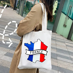 Franceball Napoleonic Countryball Women's Canvas Shoulder Bag