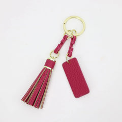 Leather Tassel Keychain Car Unisex Bag Wallet