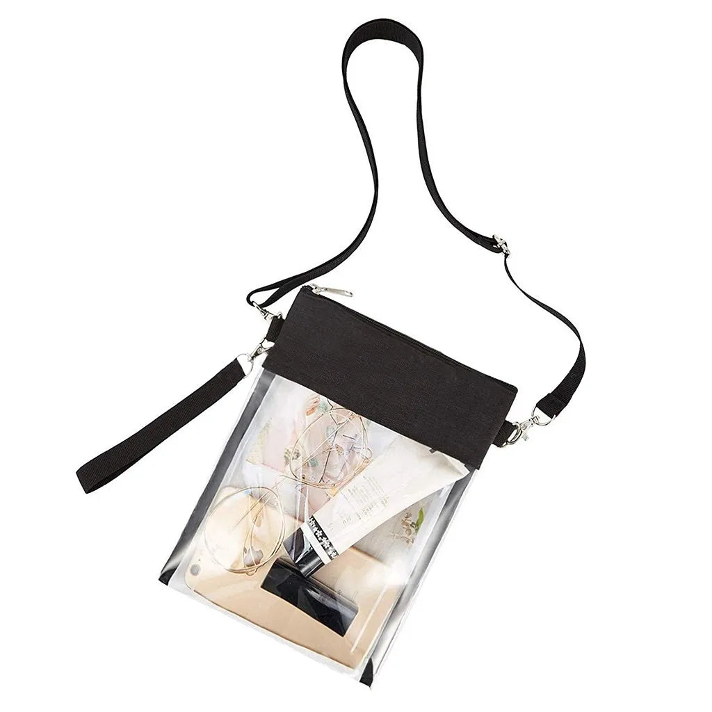 Clear Crossbody Shoulder Tote Bag for Women