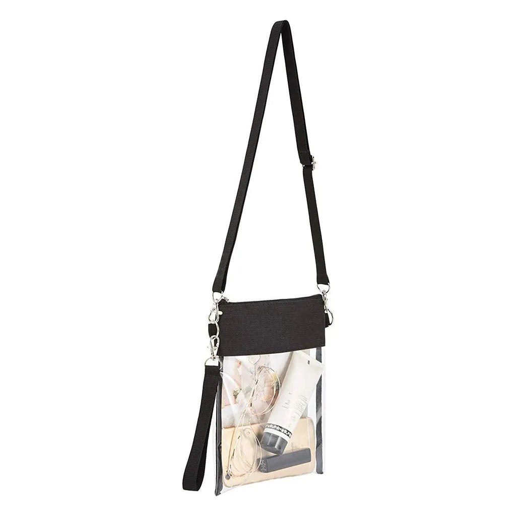 Clear Crossbody Shoulder Tote Bag for Women