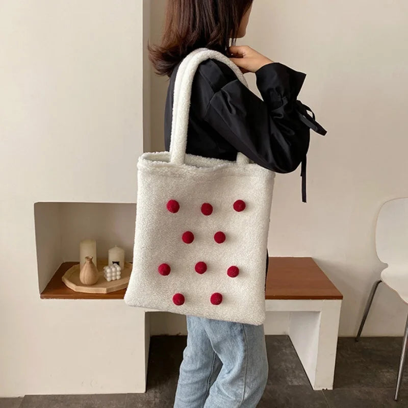 French Autumn and Winter Fur Bags - High-quality Large Capacity Bags