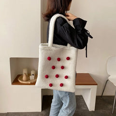 French Autumn and Winter Fur Bags - High-quality Large Capacity Bags