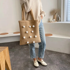 French Autumn and Winter Fur Bags - High-quality Large Capacity Bags