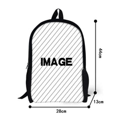 French Bulldog 3D Print School Bag for Kids Women