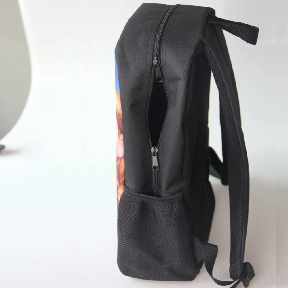 French Bulldog 3D Print School Bag for Kids Women