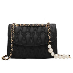 French Niche Texture Bag Small Fragrance Diamond Chain Messenger Bag Women