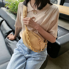 French Texture Bag Net Red Waist Bag Women's Messenger Bag Chest Bag