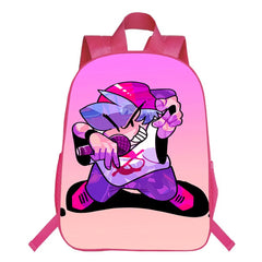Friday Night Funkin School Bag Backpack Kindergarten Cartoon Storage Bag