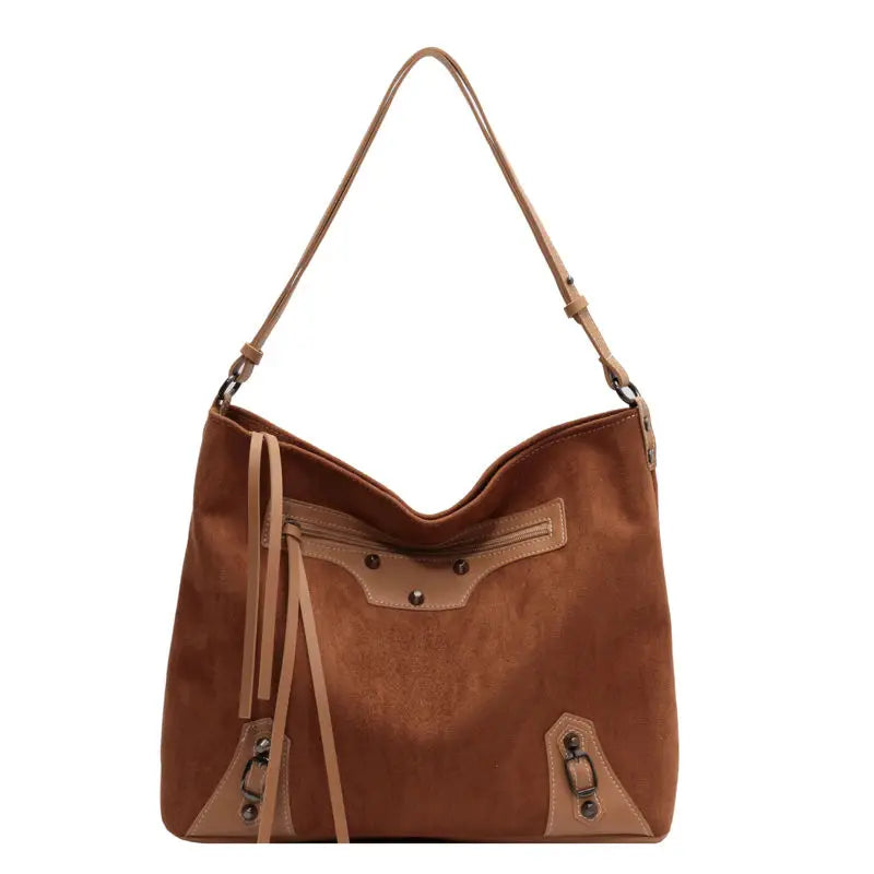Frosted PU Leather Women's Handbags Purses Zipper Bags Vintage Bag