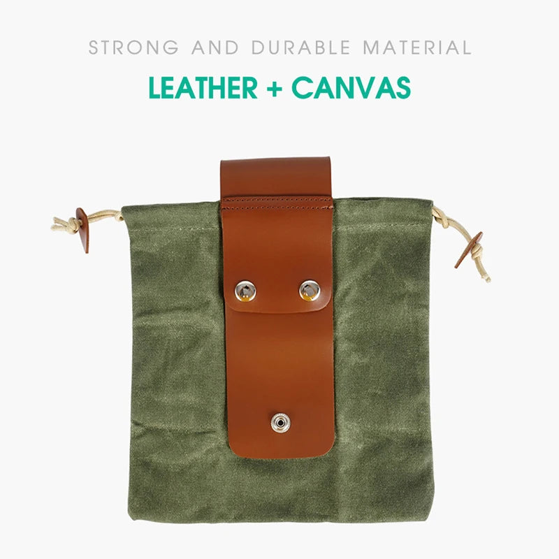 Collapsible Fruit Carry Pouch Canvas Tote Bag