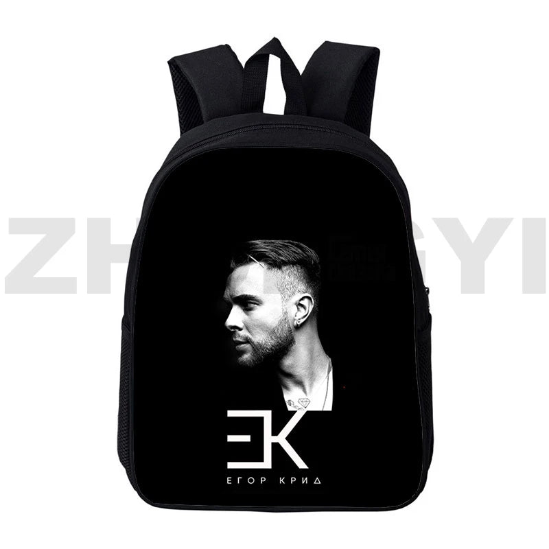 Funny Game Egor Kreed 3D Print Backpacks 12/16 Inch High Canvas Kids School Bags