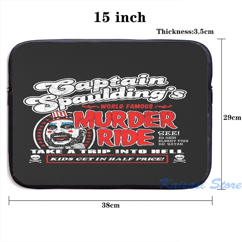 Funny Captain Spaulding Murder Ride USB Charge Backpack