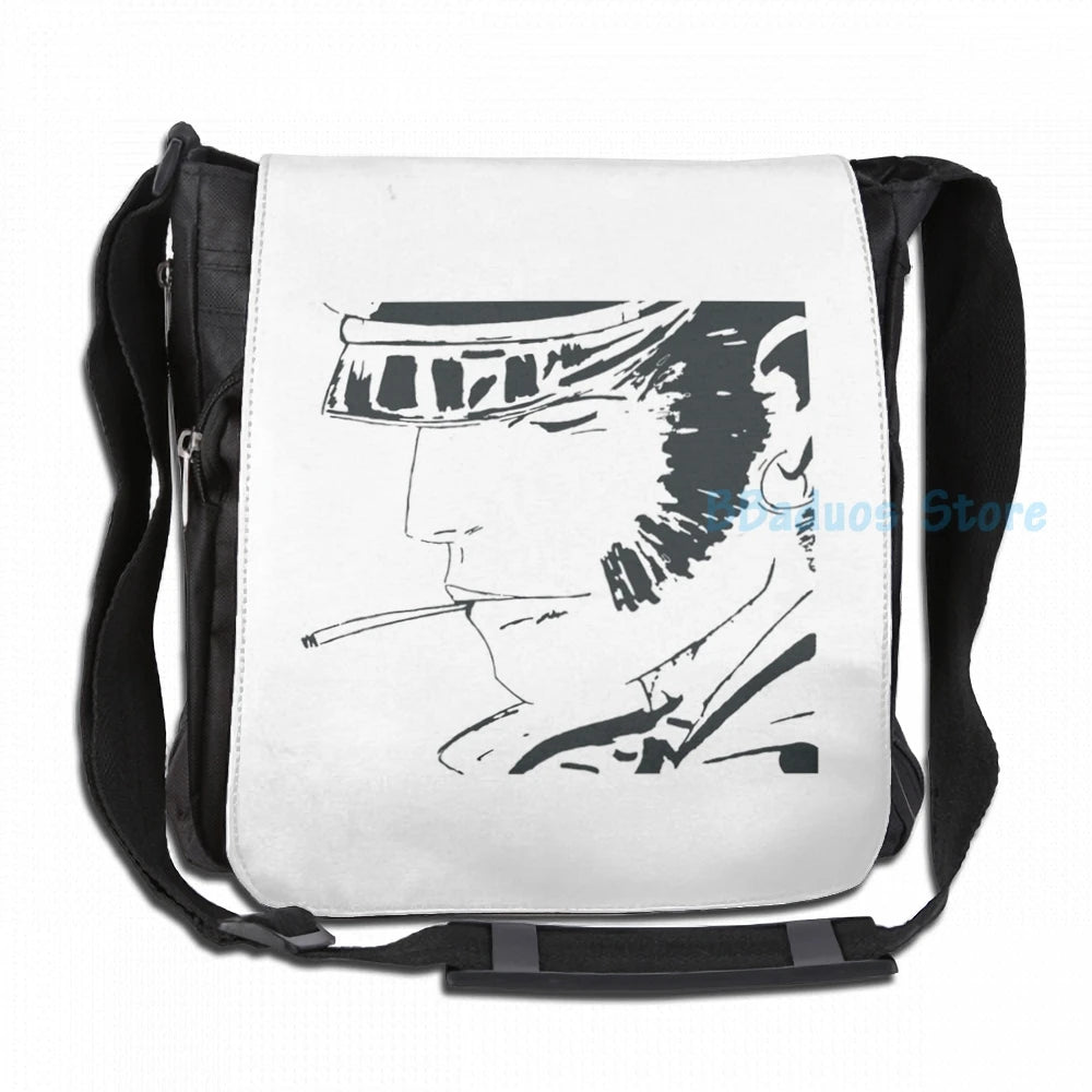 Funny Graphic print Corto Maltese USB Charge Backpack