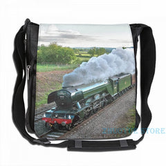 Flying Scotsman USB Charge Backpack School Travel Laptop Bag