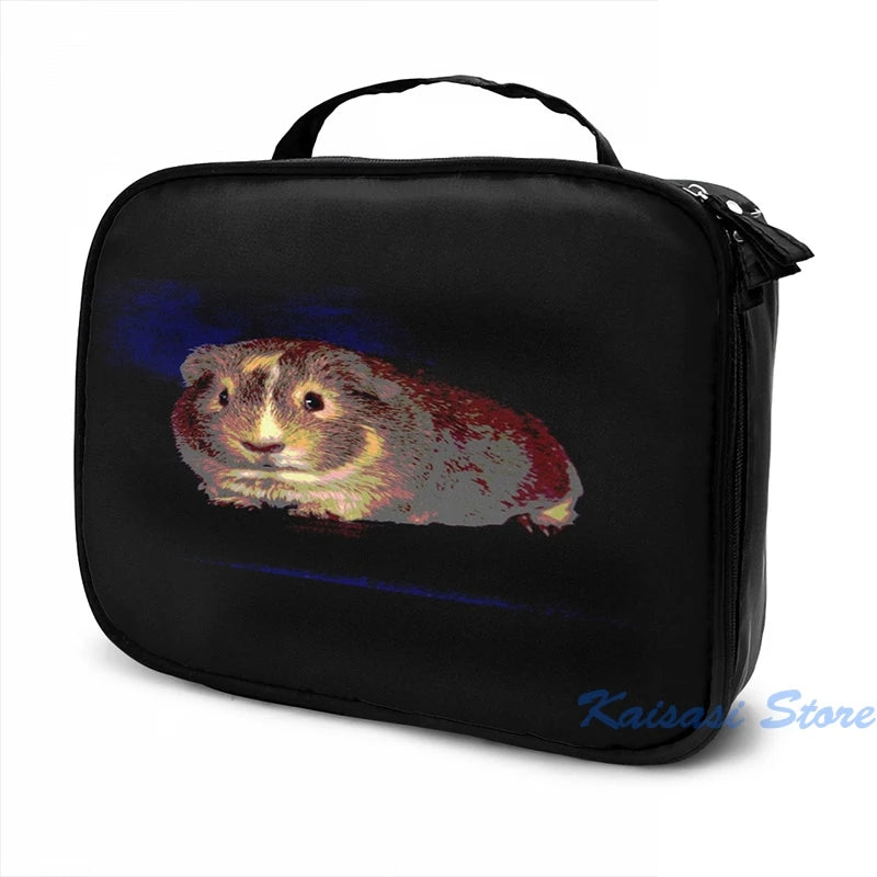 Funny Guinea Pig USB Charge Backpack School Laptop Bag