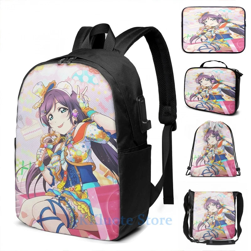 Nozomi Tojo Idol Costume USB Charge Backpack