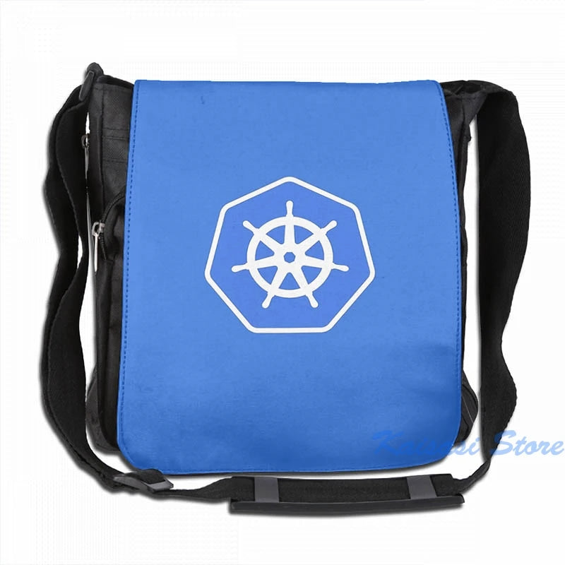 Funny Graphic Print Kubernetes USB Charge Backpack