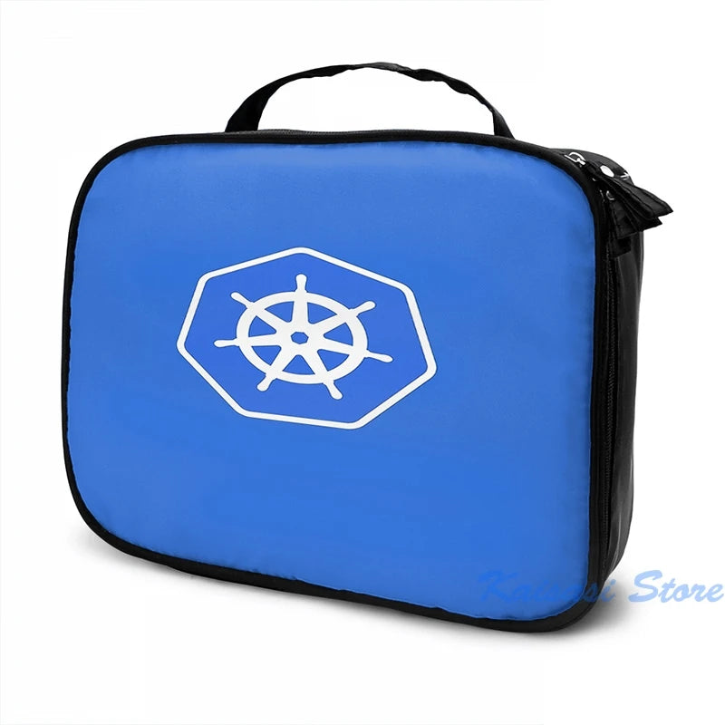Funny Graphic Print Kubernetes USB Charge Backpack