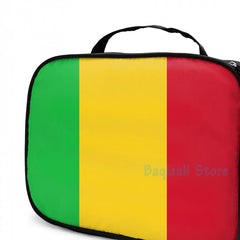 Mali Flag USB Charge Backpack Travel Laptop Bag
