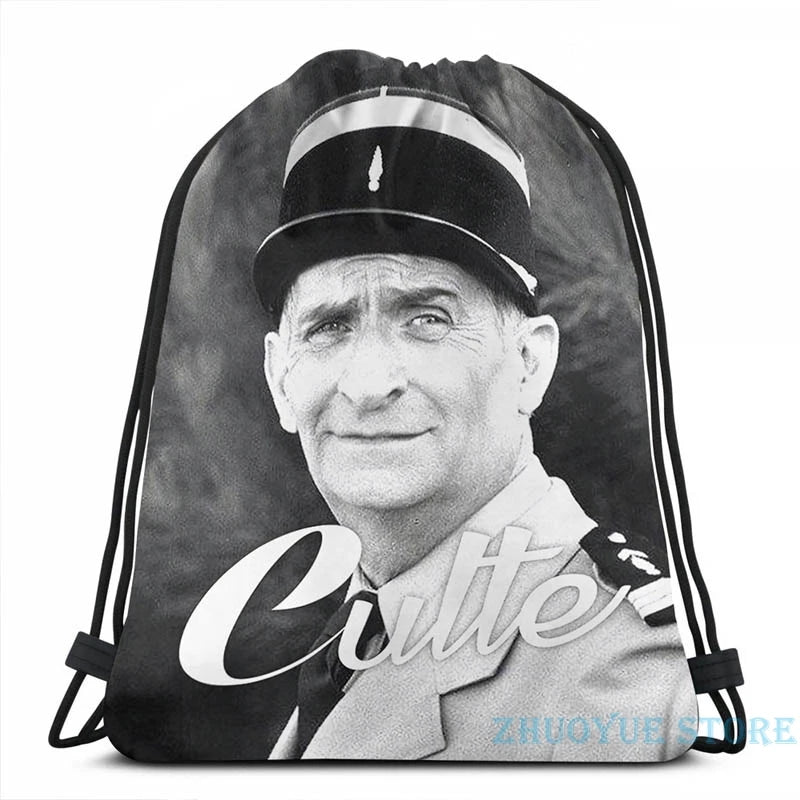 Louis De Funes Graphic Print USB Charge Backpack