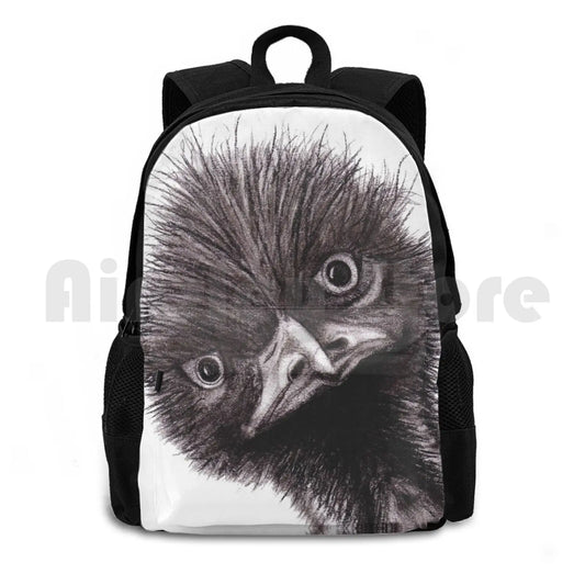Funny Little Outdoor Hiking Backpack Waterproof Camping Travel Australian Bird