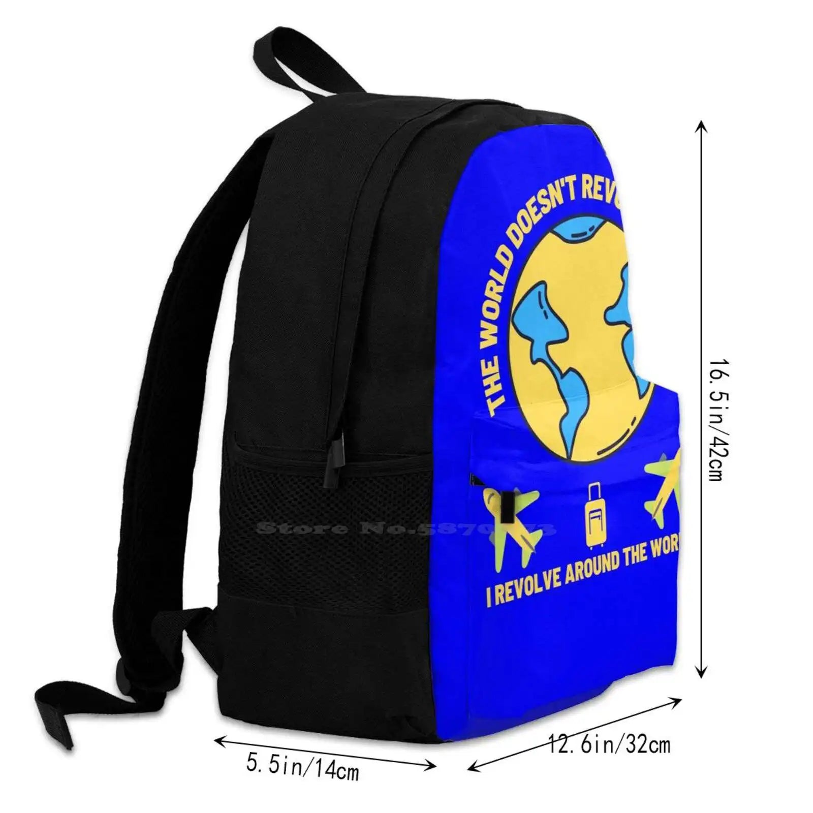 Funny Travel: Big Capacity Backpack Laptop 15 Inch Travelers