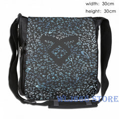 Funny Graphic Print Shoulder Bag Shadowhunters Rune Texture