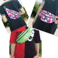Colorful Waist Bag Fanny Pack Zipper Pouch Packs
