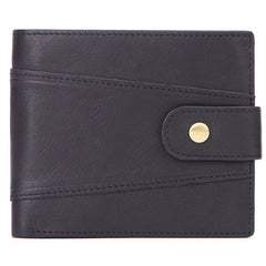 Oil Wax Leather Men Wallet Top Layer Cowhide Large Capacity Wallet