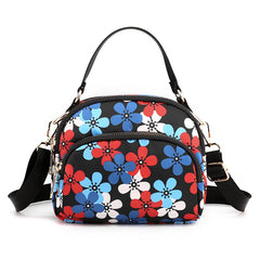 Nylon Cross Body Shoulder Bag Casual Zipper Messenger Bag