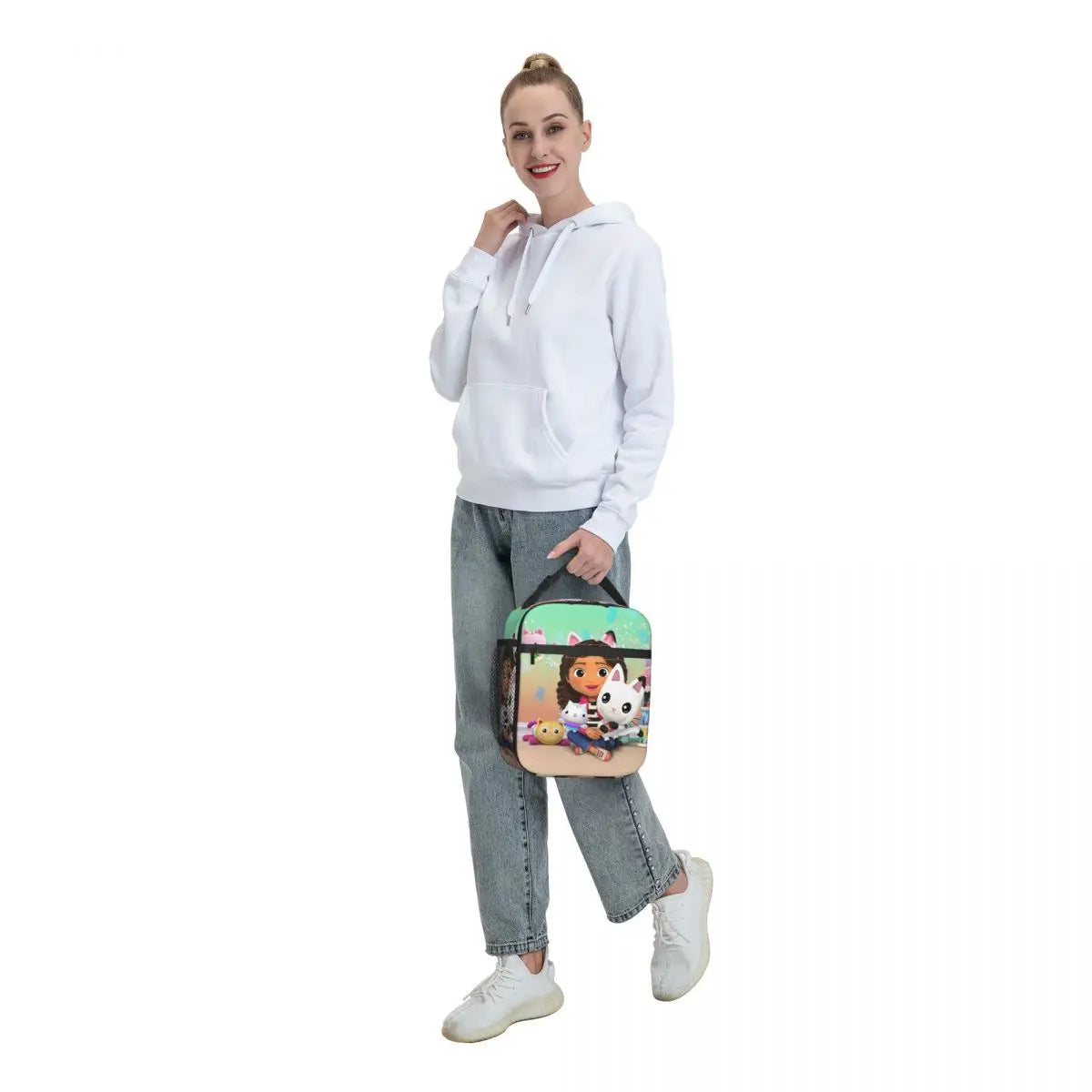 Gabby Cat Dollhouse Reusable Lunch Box Pandy Paws Thermal Cooler Insulated Bag