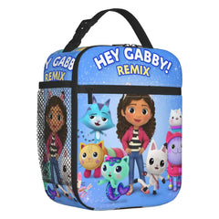 Gabby Cats Lunch Bag for Outdoor Picnic Pandy Paws Mermaid
