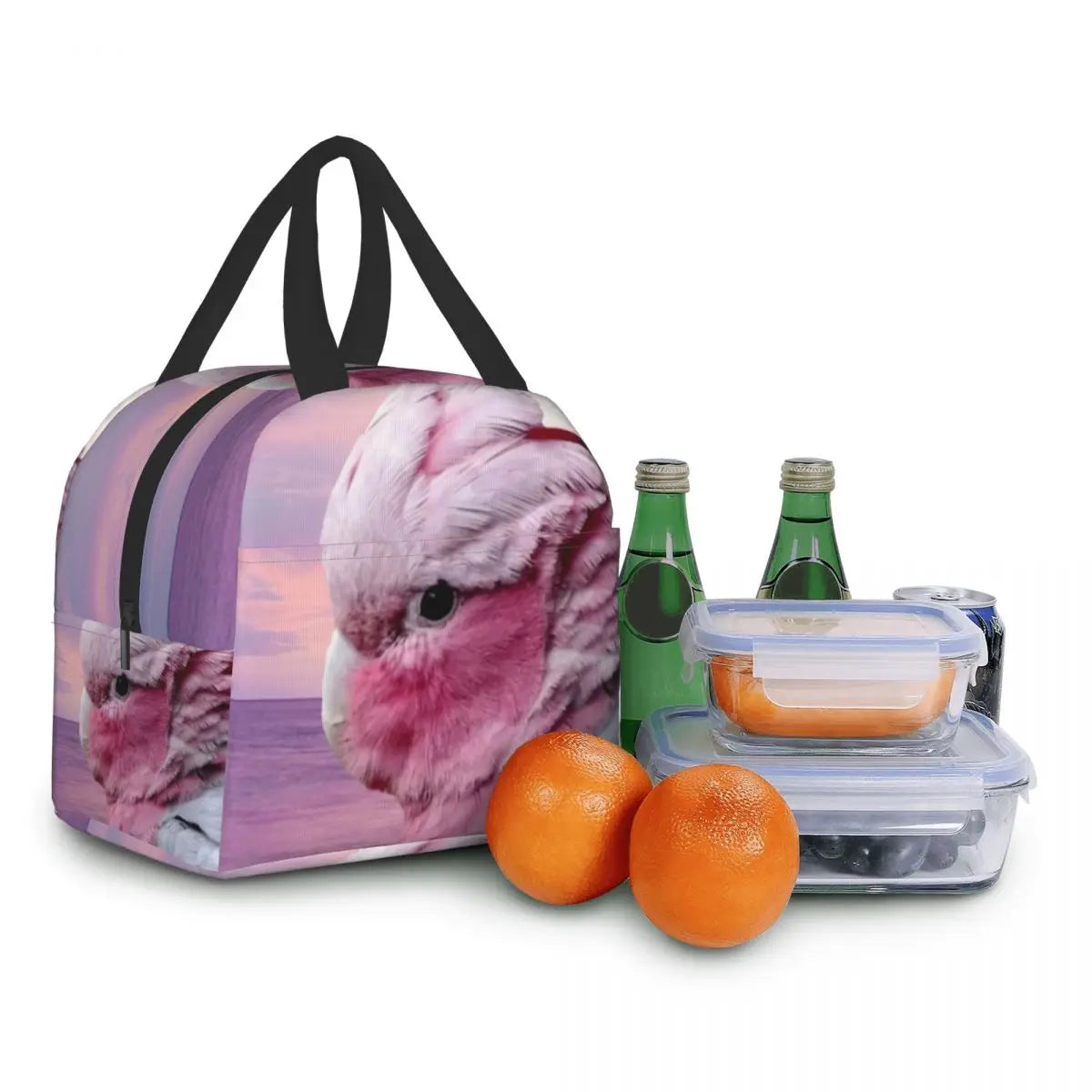 Galah Cockatoo Lunch Box Leakproof Pink Bird Parrot Thermal