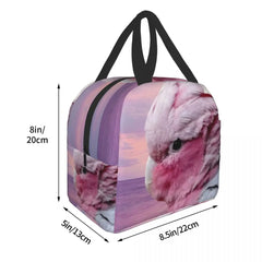 Galah Cockatoo Lunch Box Leakproof Pink Bird Parrot Thermal