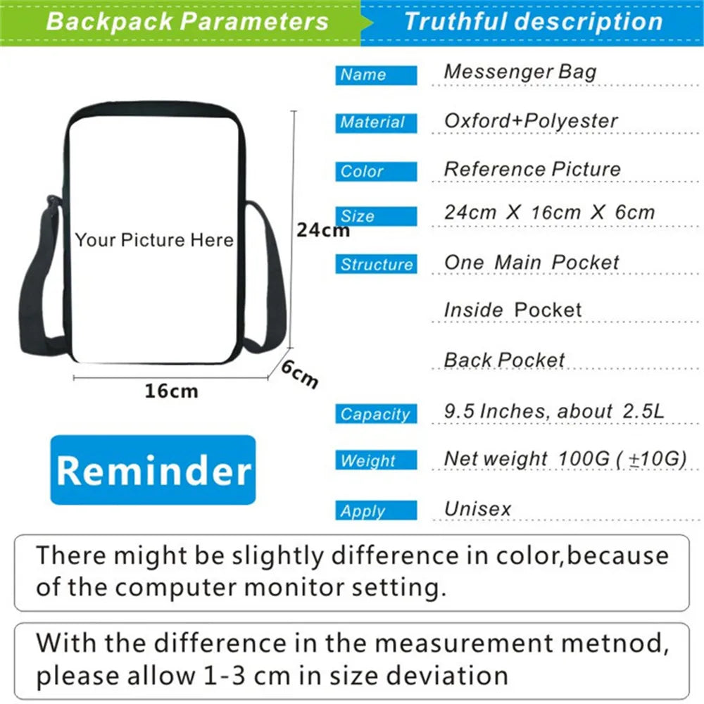 Hollow Knight Messenger Bag Game Cosplay Shoulder Bag Crossbody Rucksack