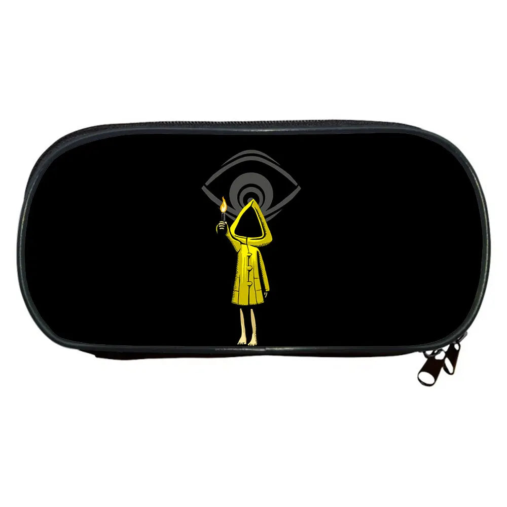 Little Nightmares Pencil Case Cartoon Pen Bag Boys Girls Stationery Storage Box