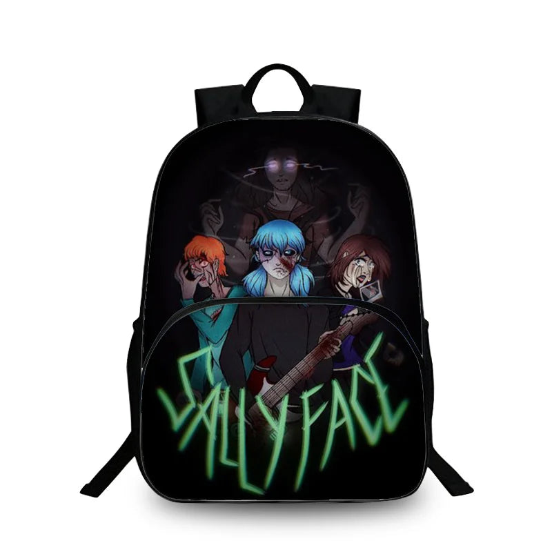 Sally Face Student Backpack Action Toys Rucksack Mochilas