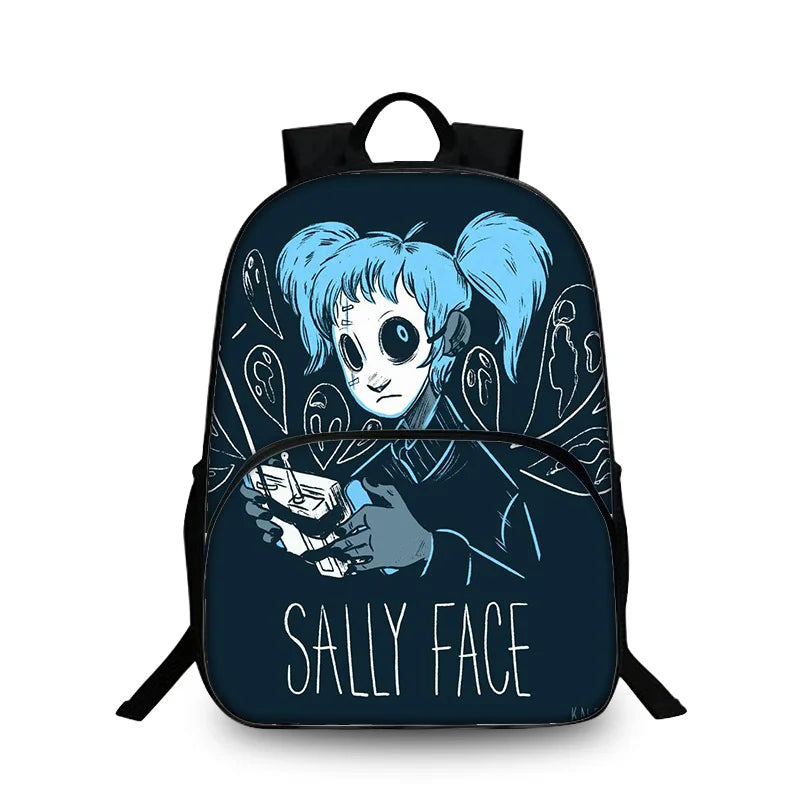 Sally Face Student Backpack Action Toys Rucksack Mochilas