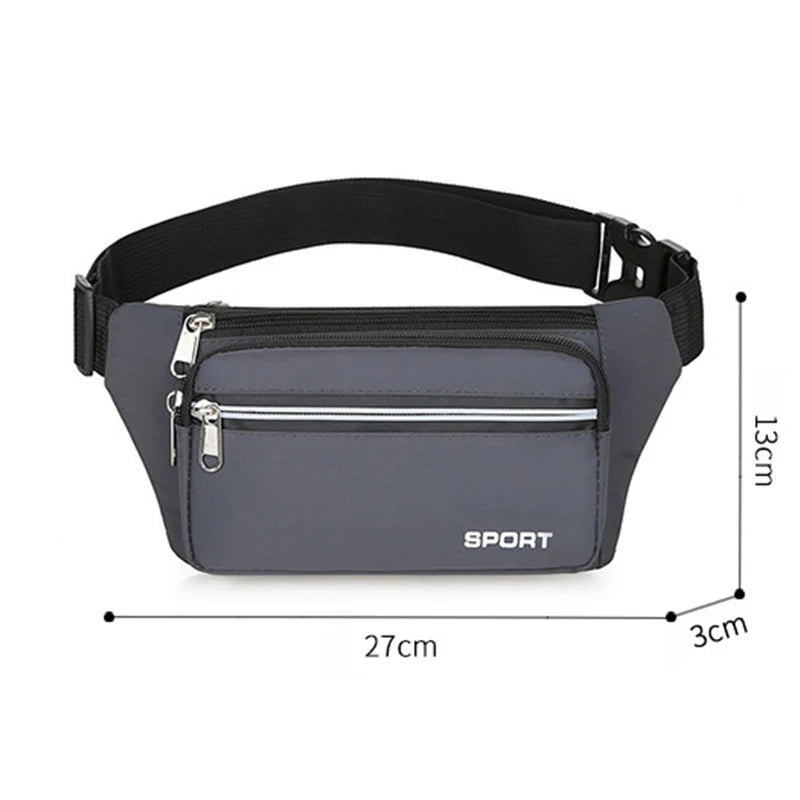 Geestock Nylon Waist Bag Pack Purse Men's Shoulder Chest Bag