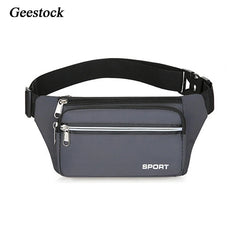 Geestock Nylon Waist Bag Pack Purse Men's Shoulder Chest Bag