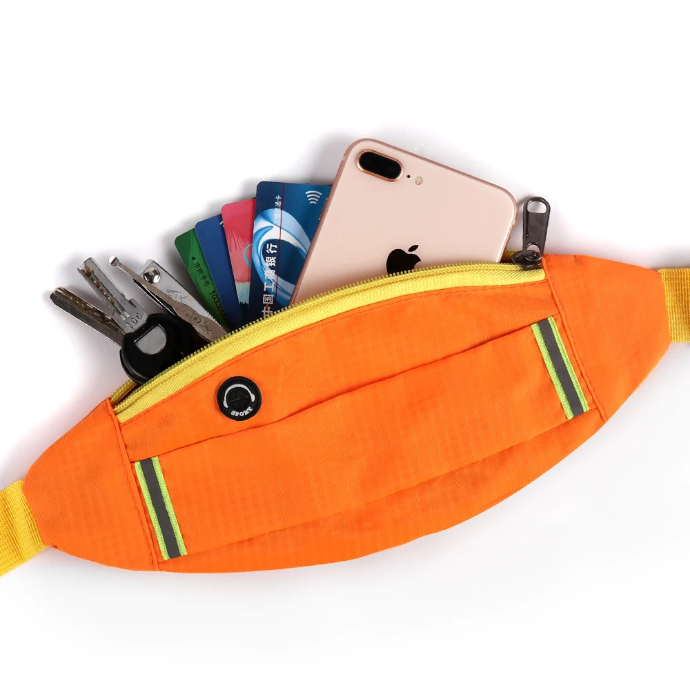 Geestock Reflective Running Fanny Pack for Women Men Phone Pouch Cycling
