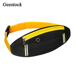 Geestock Reflective Running Fanny Pack for Women Men Phone Pouch Cycling