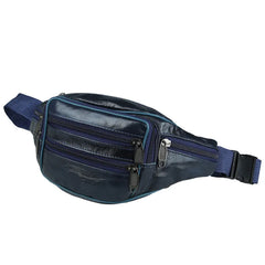 Leather Casual Men's Waist Fanny Packs Hip Belt Bag For Mobile Phone Travel