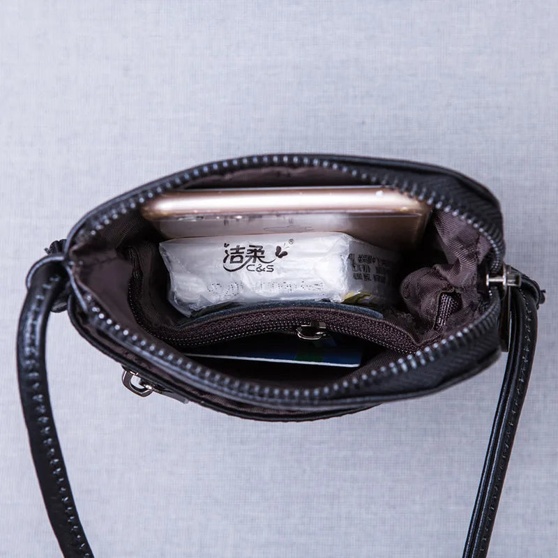 Leather Crossbody Bag Women Handbag Shoulder Party Purse Chain Pouch
