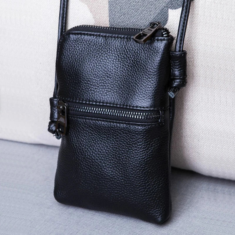 Leather Crossbody Bag Women Handbag Shoulder Party Purse Chain Pouch
