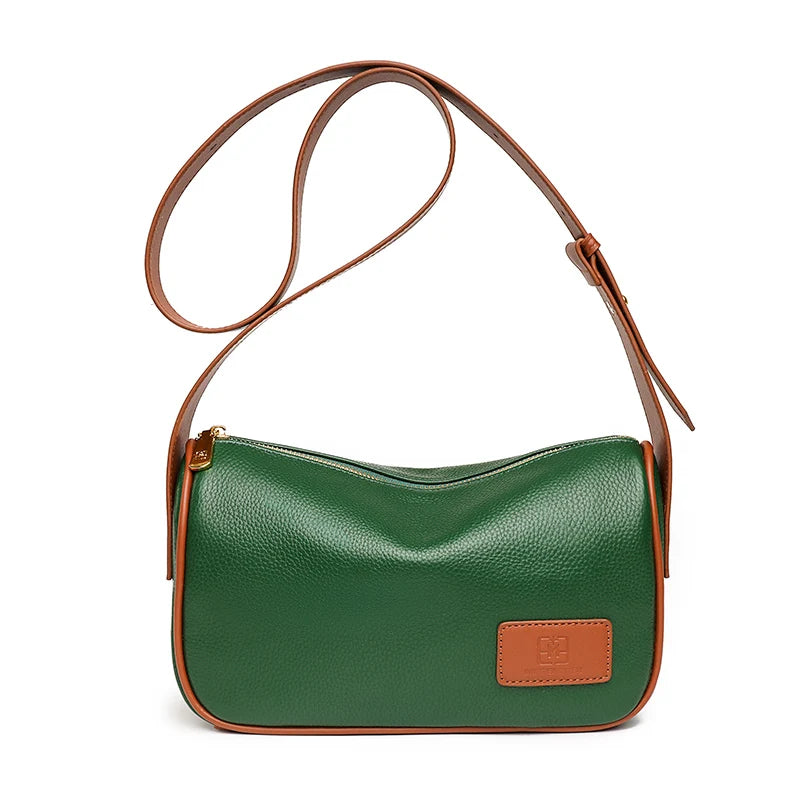 Women's Leather Shoulder Bag with Large Capacity