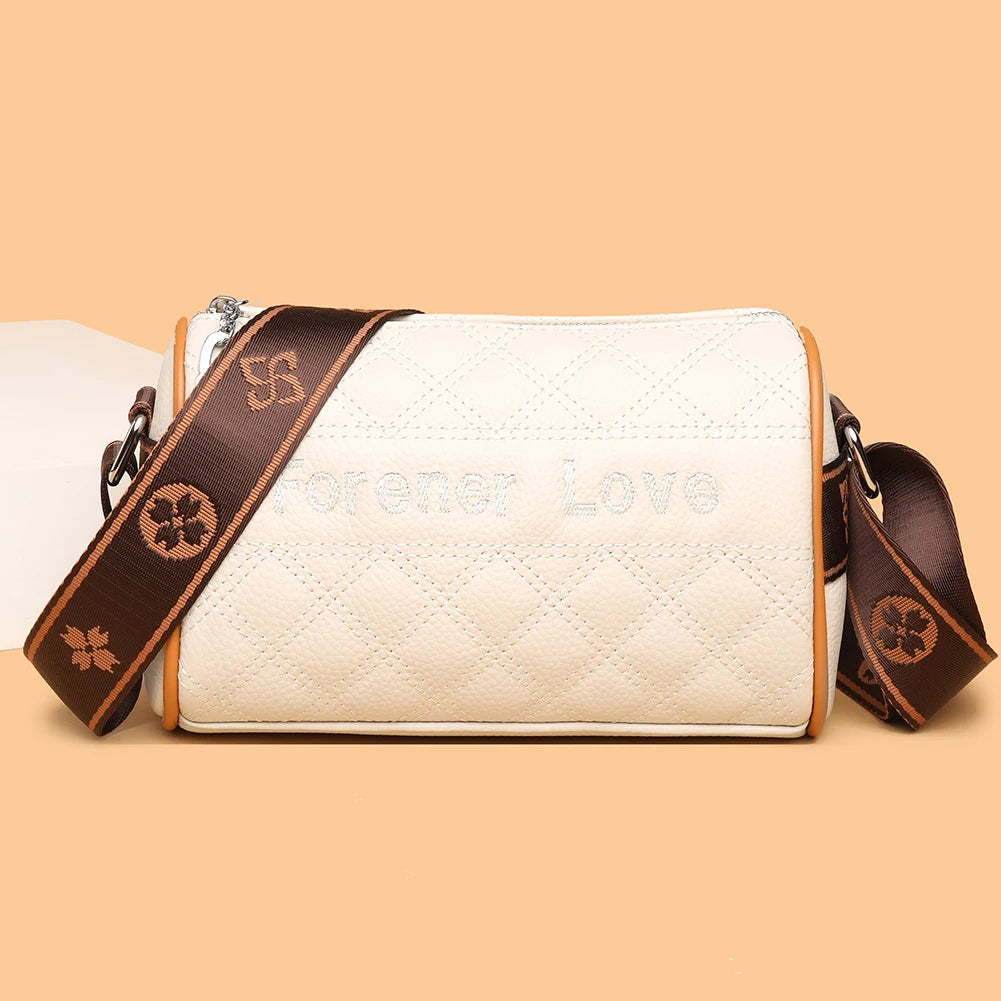 Leather Handbags For Women Love Shoulder Crossbody Bags Camera Bag Tote